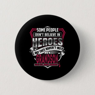 Sickle-cell Anaemia Warrior - I Wear Burgundy For 6 Cm Round Badge