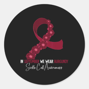 Sickle Cell Awareness Month 2 Classic Round Sticker