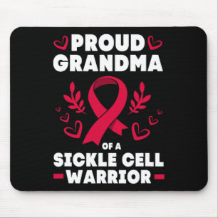 Sickle Cell Awareness Proud Grandma Sickle Cell Wa Mouse Mat