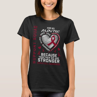 Sickle Cell Awareness Shirt Auntie Support Group S