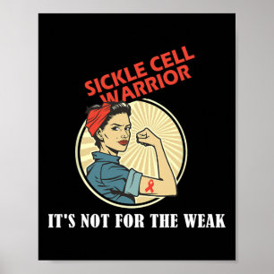 Sickle Cell Awareness Sickle Cell Warrior  Poster