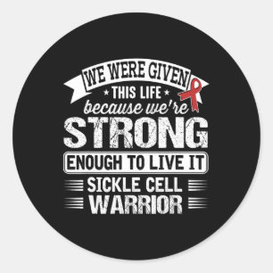 Sickle Cell Awareness T Shirt Classic Round Sticker