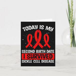 Sickle Cell Disease Awareness Survived Sickle Cell Card