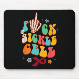 Sickle Cell Disease Warrior Scd Awareness Fck Sick Mouse Mat