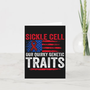 Sickle Cell Our Quirky Genetic Traits Anaemia Scd  Card