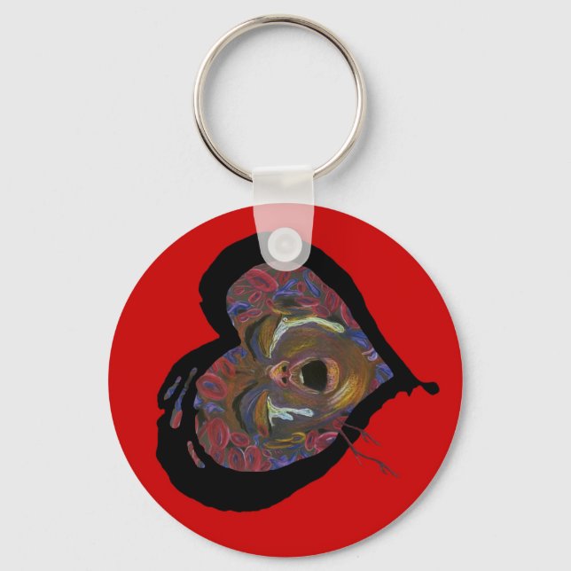 Sickle Cell Pain Awareness - Ten Redefined Key Ring (Front)