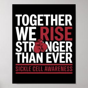 Sickle Cell Survivor Anaemia Together We Rise Boxi Poster