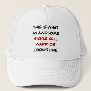 sickle cell warrior, awesome trucker hat