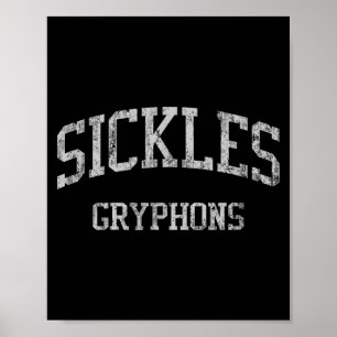 Sickles high school hs tampa fl vintage sports  poster