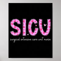 Sicu Nurse Heart Valentines Day Surgical Intensive