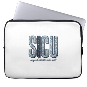 SICU Surgical Intensive Care Unit Vintage Shirt De Laptop Sleeve