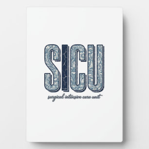 SICU Surgical Intensive Care Unit Vintage Shirt De Plaque