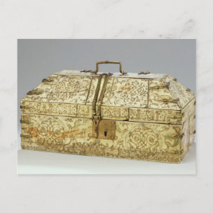 Siculo Arabic casket with animals Postcard