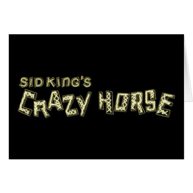 sid king's crazy horse (Front Horizontal)
