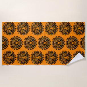 Siddhartha Gautama, Buddhist Art Beach Towel