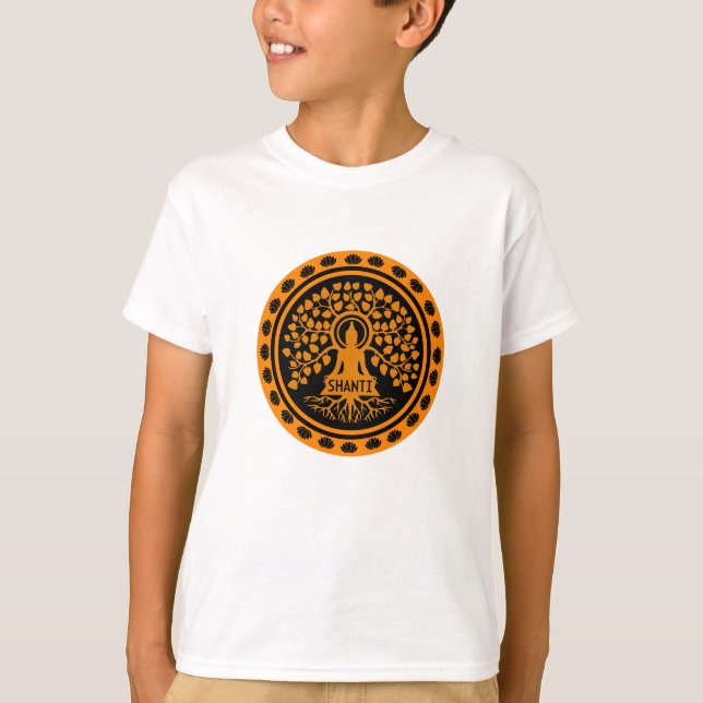Siddhartha Gautama, Buddhist Art T-Shirt (Front)