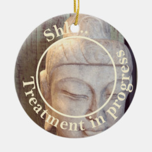 Siddhartha Gautama Photo Ceramic Tree Decoration