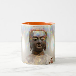 Siddhartha Gautama Statue Two-Tone Coffee Mug