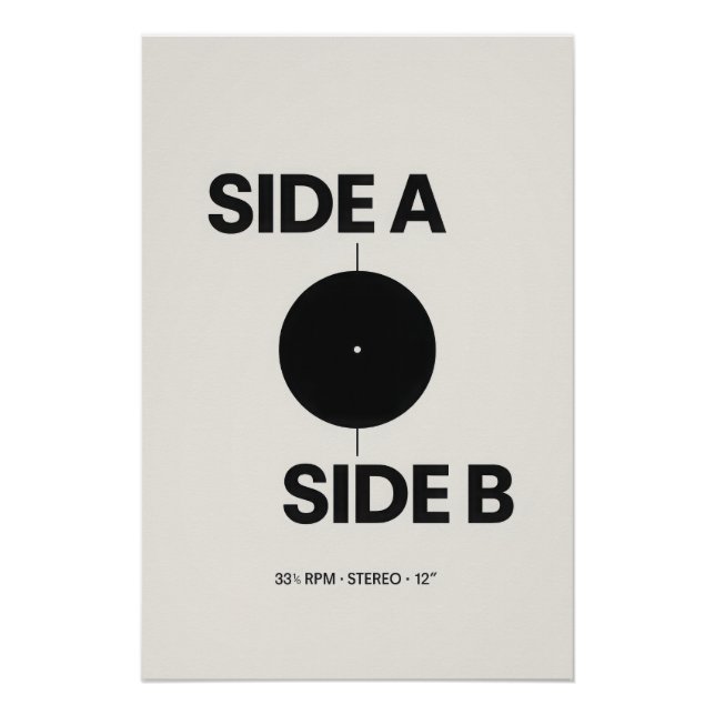 Side A - Side B - Vinyl - Poster (Front)