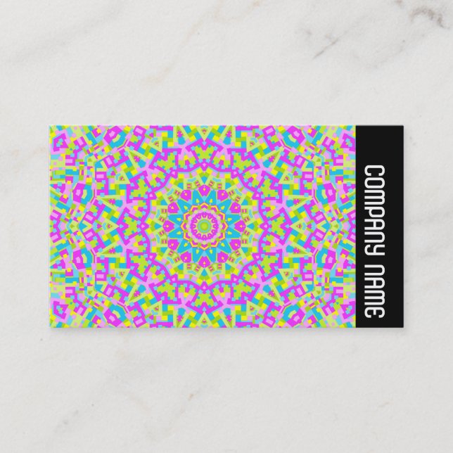 Side Band - Colourful Kaleidoscope 010 Business Card (Front)