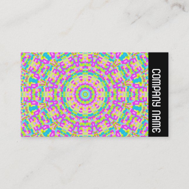 Side Band - Colourful Kaleidoscope 03 Business Card (Front)