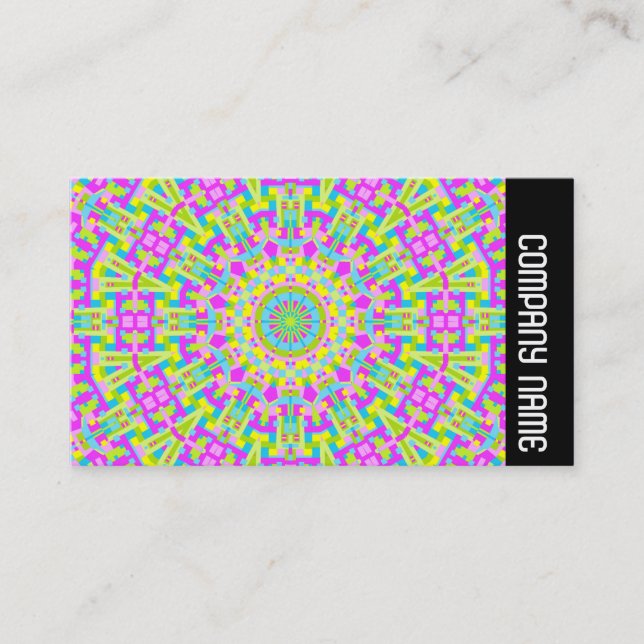 Side Band - Colourful Kaleidoscope 05 Business Card (Front)