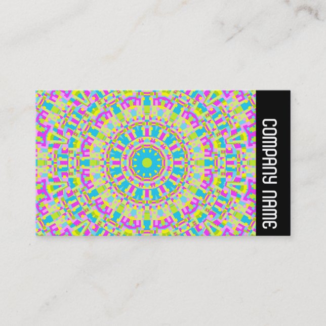 Side Band - Colourful Kaleidoscope 06 Business Card (Front)