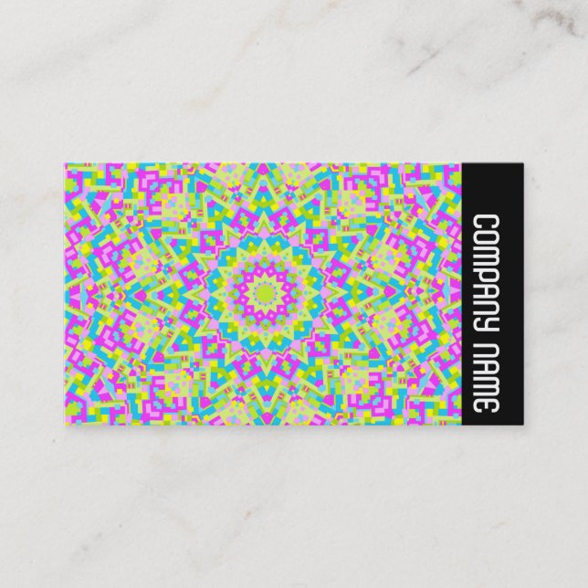 Side Band - Colourful Kaleidoscope 07 Business Card (Front)