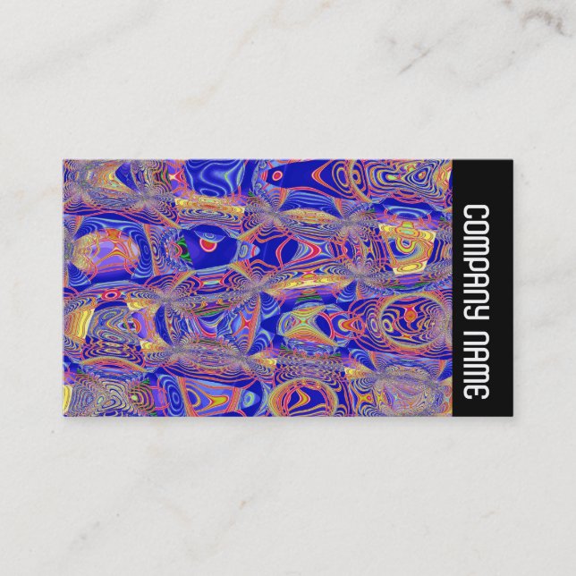Side Band -  Fractal Abstract 061012a Business Card (Front)