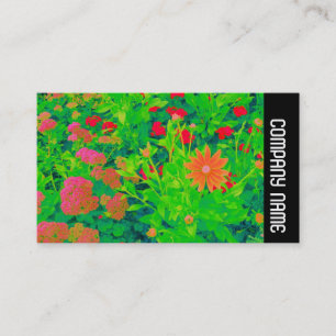 Side Band - Psychedelic Flower Bed Business Card