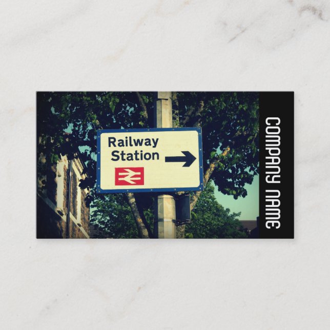 Side Band -  Station Sign Business Card (Front)