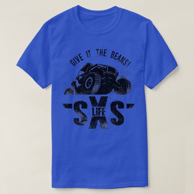 Side By Side  ATV UTV Four Wheeler Off Road Riding T-Shirt (Design Front)