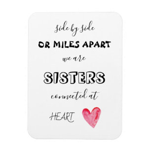 Side by side bridesmaid Proposal Magnet