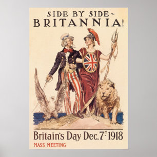 Side By Side Britannia Poster