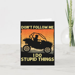 Side-by-side Design For Men Women Utv Atv Sxs Off Card