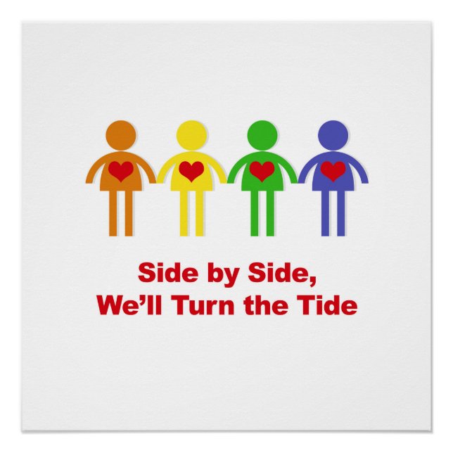 Side by Side, We'll Turn the Tide Poster (Front)