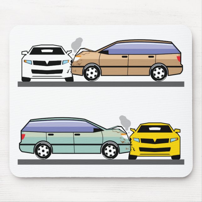 Side car crash mouse mat (Front)