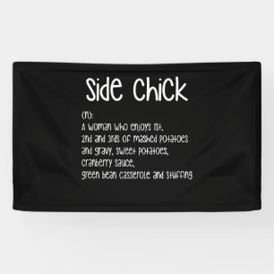 Side Chick Deinition Thanksgiving Banner