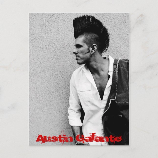 side coat hawk 4x6, Austin Galante Postcard (Front)