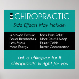 Side Effects of Chiropractic Poster