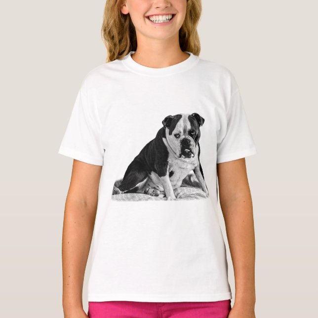 Side-Eye Calm, Soft Shaded T-Shirt (Front)