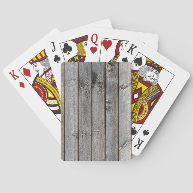 Side of a barn playing cards (Back)