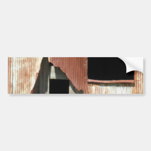 Side of the Barn Old Building Window Rustic Photo Bumper Sticker