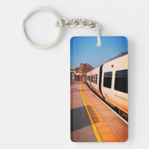 Side of the train key ring