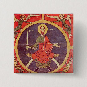 Side panel from an altarpiece 15 cm square badge