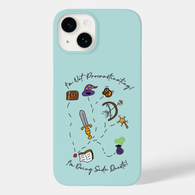 Side Quests Phone Case (Back)