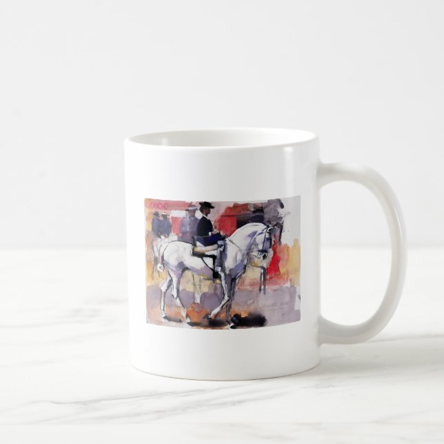 Side-saddle at the Feria de Sevilla 1998 Coffee Mug (Right)
