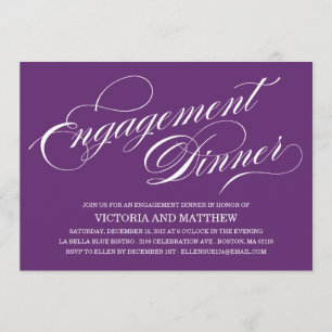 SIDE SCRIPT ENGAGEMENT DINNER INVITATION