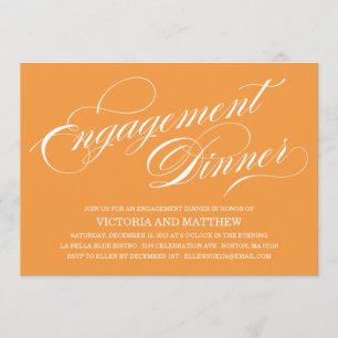 SIDE SCRIPT   ENGAGEMENT DINNER INVITATION