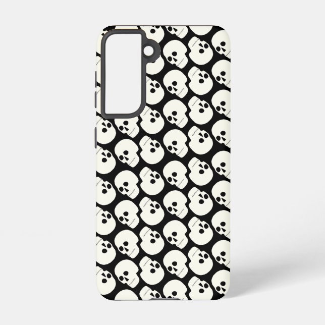 Side Skulls Pattern Samsung Galaxy S21 Case (Back)